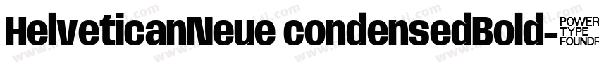 HelveticanNeue condensedBold字体转换
